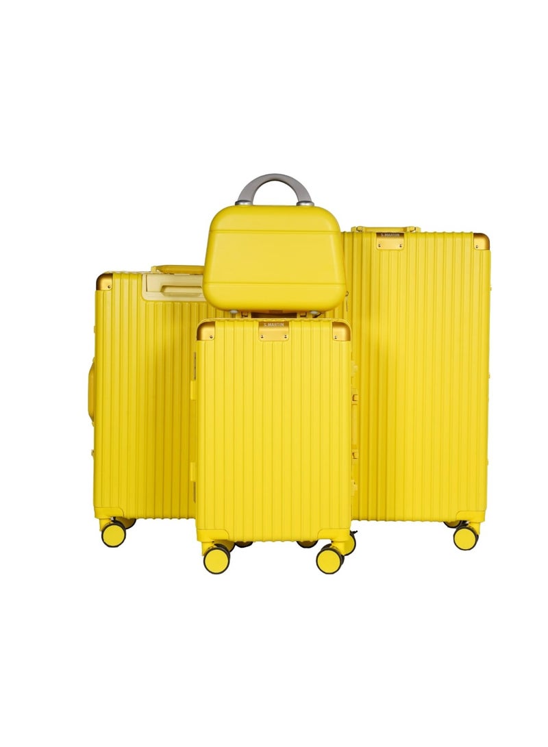 Universal Wheel Luggage Pp Material Export Wholesale Trolley Case Plastic Luggage Box