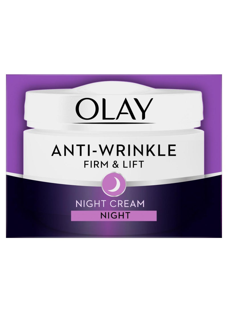 Anti-Wrinkle Firm & Lift Moisturiser Night Cream 50ml