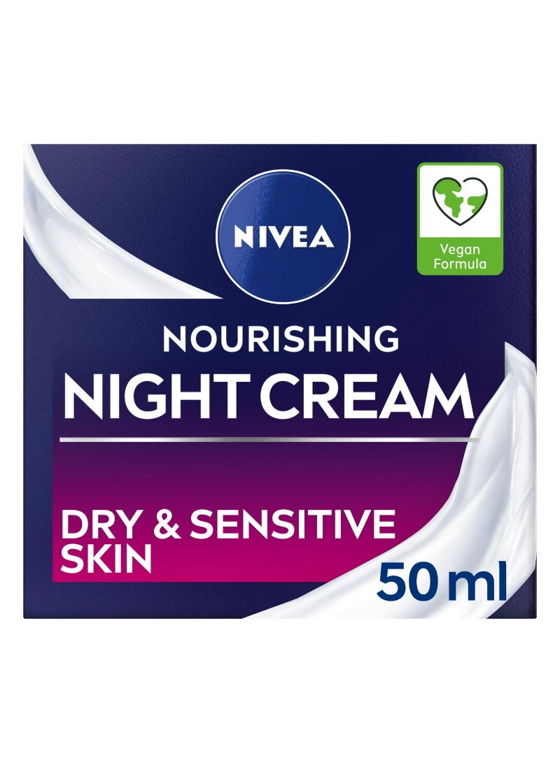 Face Night Cream for Dry & Sensitive Skin 50ml