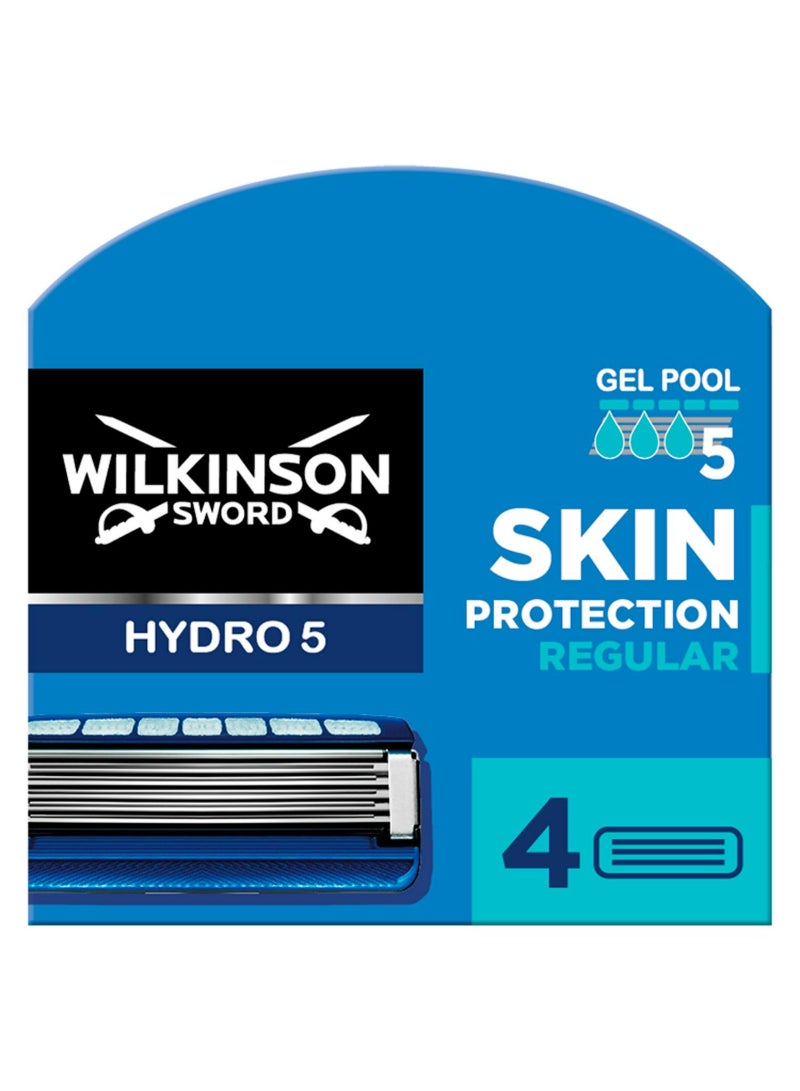 Wilkinson Sword Hydro 5 Skin Protection Men's Razor Blades x4