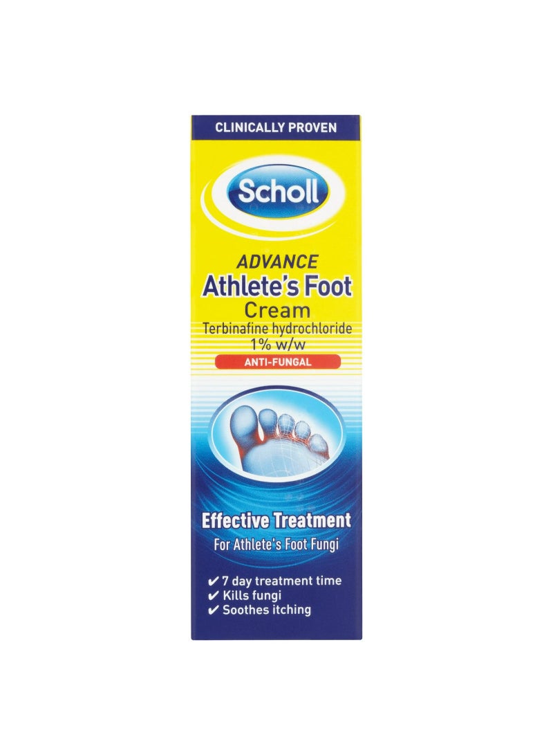 Scholl Advance Athlete's Foot Cream Anti-Fungal 15g