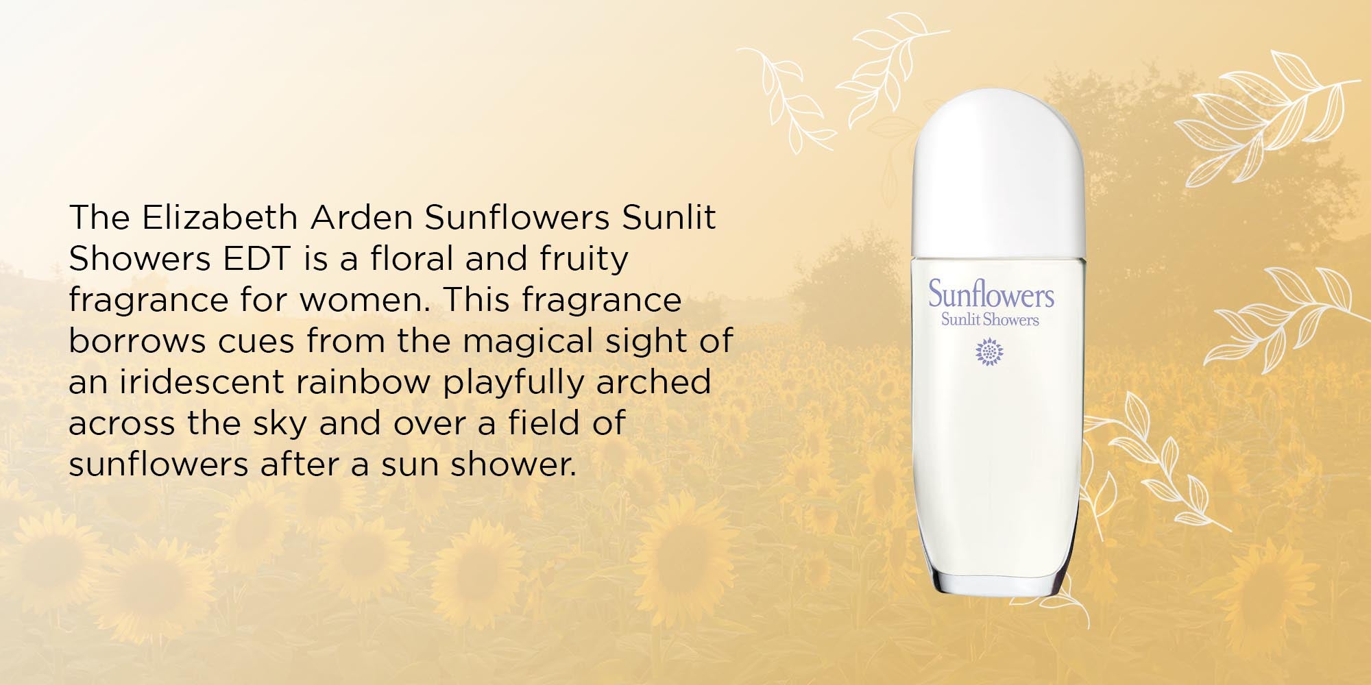 Sunflowers Sunlit Showers EDT 100ml