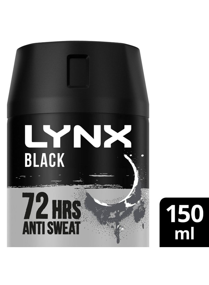 Lynx Anti-Perspirant Deodorant Spray, Black 150ml