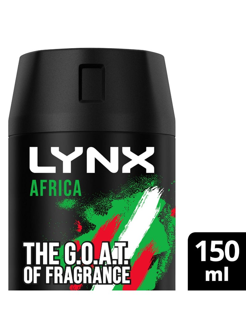 Africa Aerosol Bodyspray Deodorant 150ml