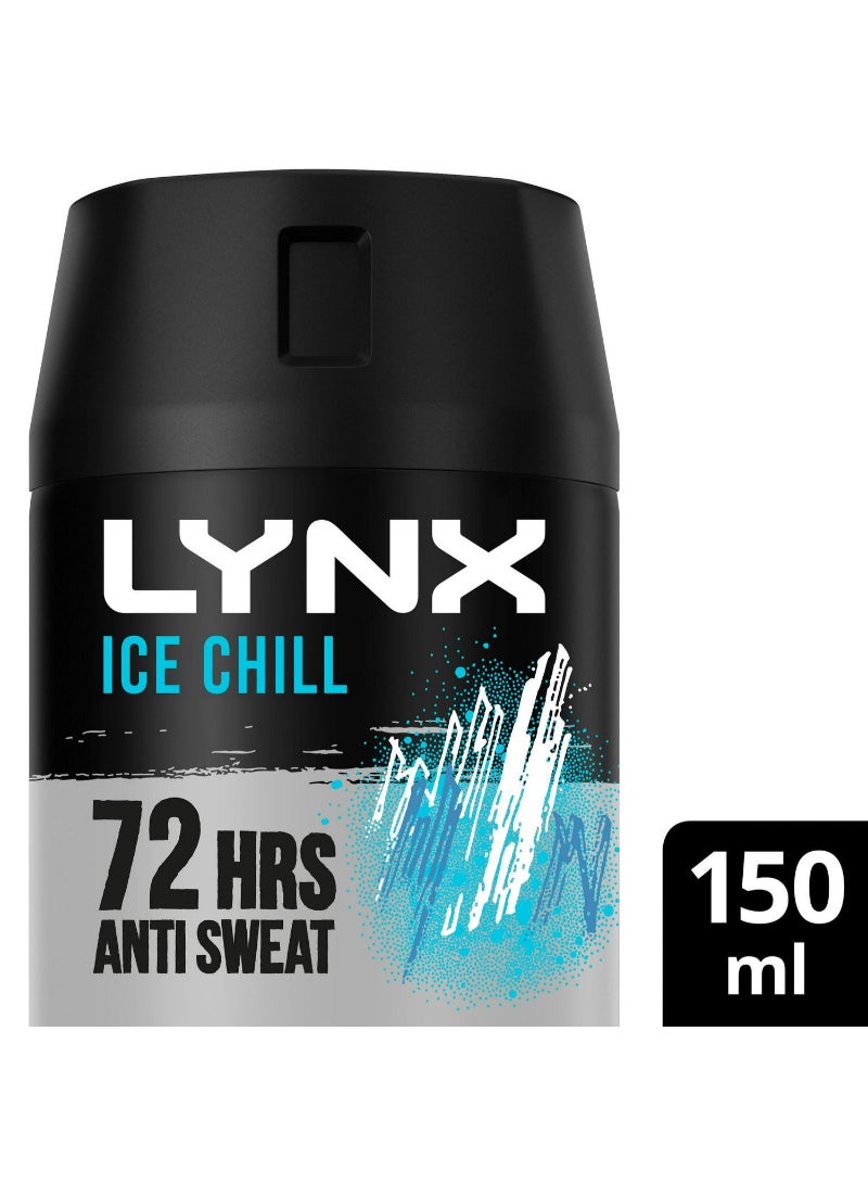 Lynx Ice Chill Anti-perspirant Deodorant Spray for Men 150ml
