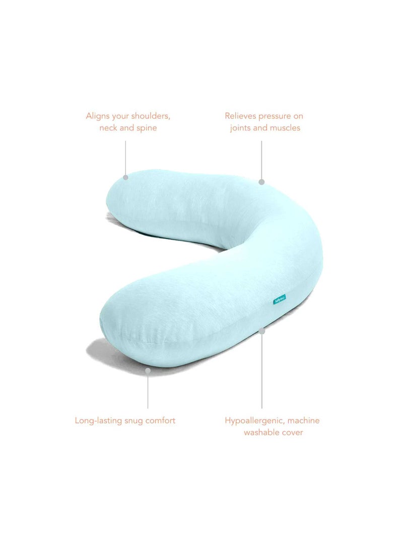 Kally Sleep Body Pillow - Stone Blue