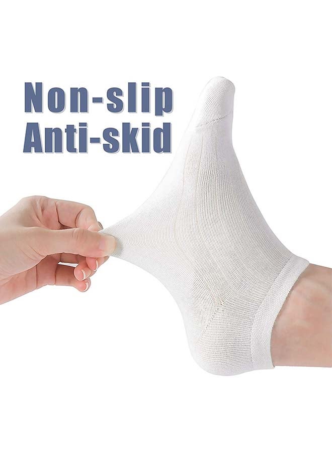 6 Pairs Of Inviable Ankle Socks White 0.12kg