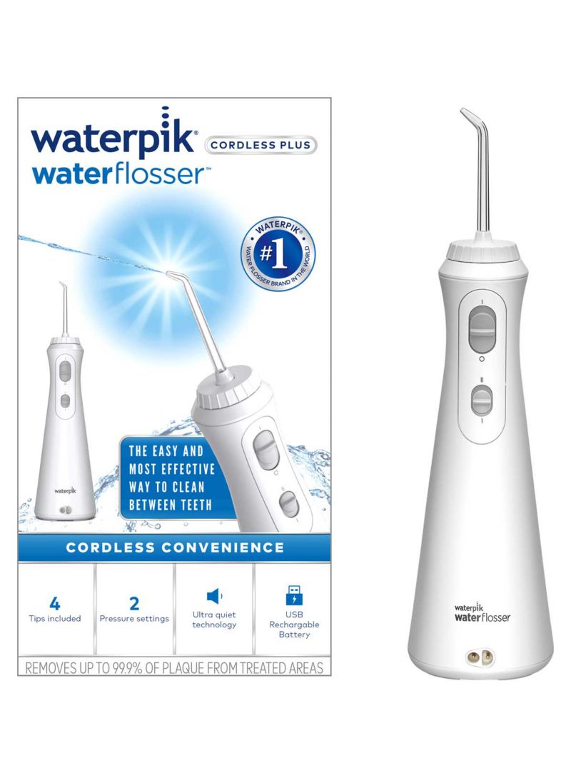 Waterpik Cordless Plus Water Flosser WP-490UK - White