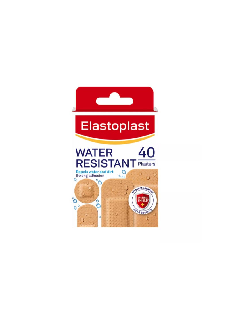 Elastoplast Water Resistant Plasters, Assorted 40 Pack