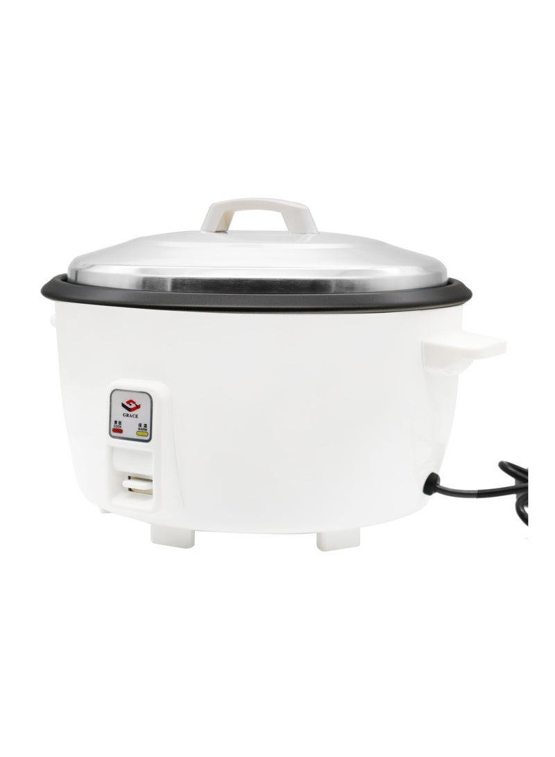 Grace Commercial Rice Cooker Heat Preservation Function, Aluminium Non-Stick Pan, Automatic Cooking, Large Capacity Rice Cooker for Hotel & Restaurant 13L/3.5kg Rice