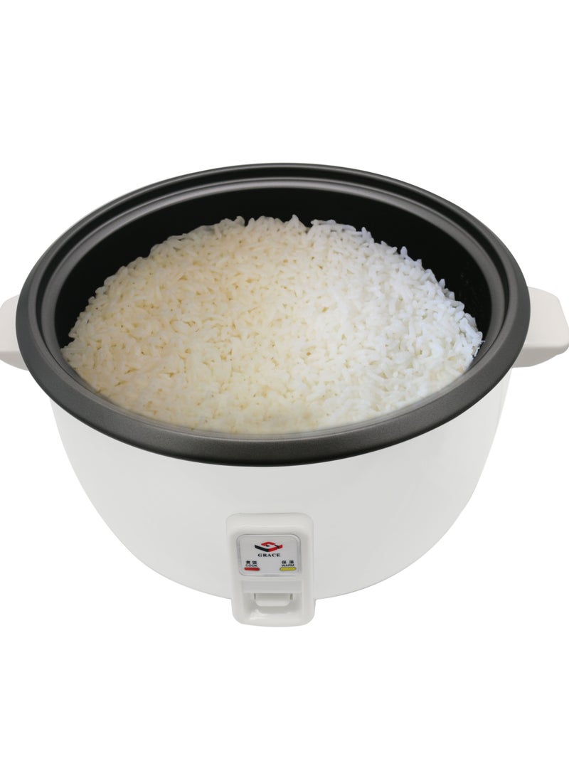 Grace Commercial Rice Cooker Heat Preservation Function, Aluminium Non-Stick Pan, Automatic Cooking, Large Capacity Rice Cooker for Hotel & Restaurant 13L/3.5kg Rice