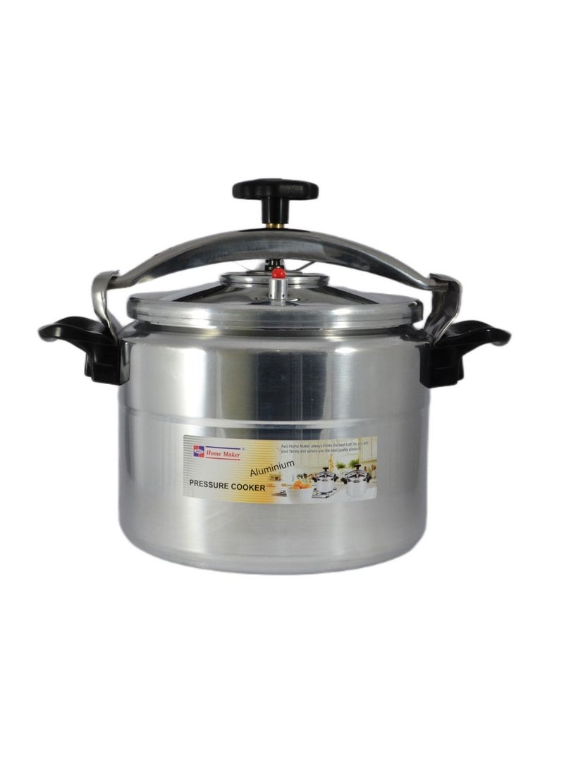 Aluminium Pressure Cooker 22cm - 6 Liter Capacity - Silver