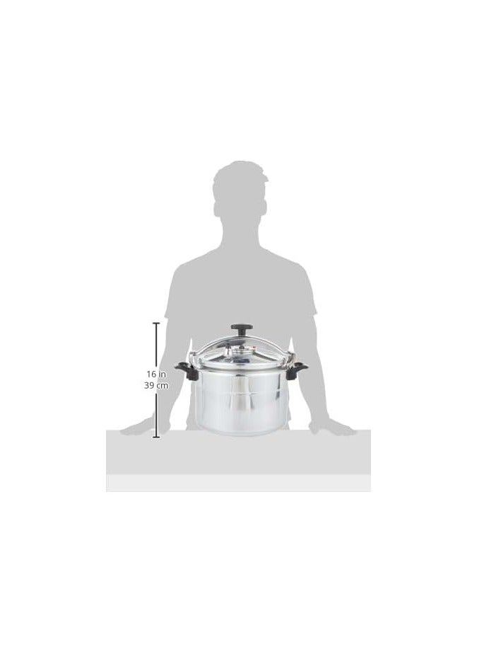 Aluminium Pressure Cooker 32cm - 18 Liter Capacity - Silver