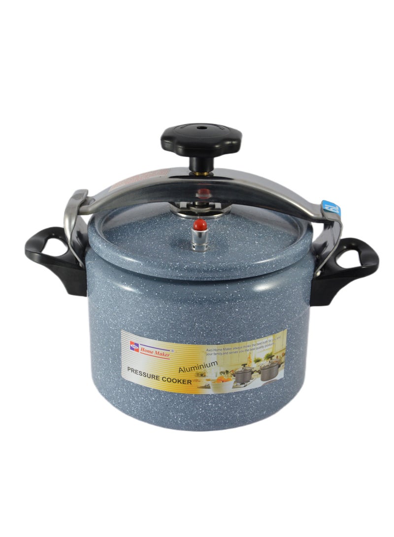 22 cm / 6 ltNone Ceramic Coating Aluminium Pressure Cooker with Induction Base - 22cm - 6 Liter Capacity - Grey Grey