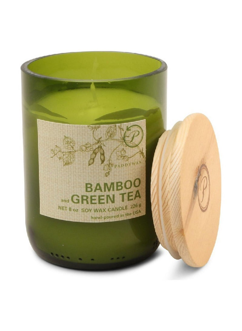 Paddywax Eco Green OZ Glass Bamboo & Green Tea 8
