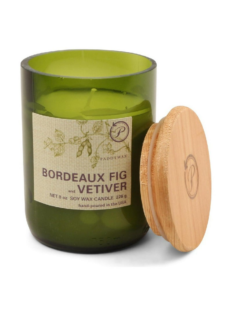 Paddywax Eco Green OZ Glass Bordeaux Fig & Vetiver 8