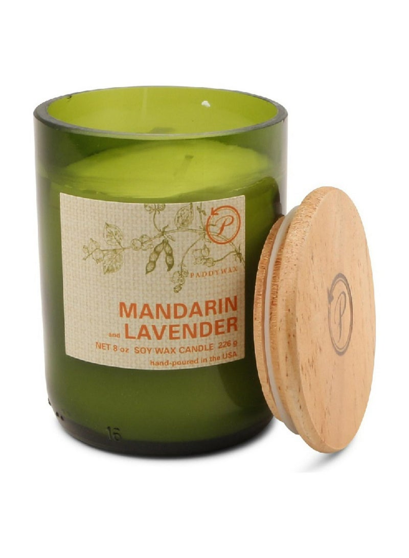 Paddywax Eco Green OZ Glass Mandarin & Lavender 8
