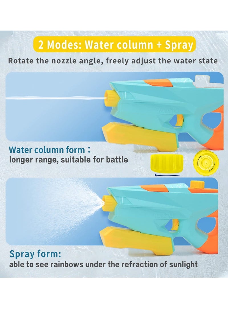 Water Pistols for Kids Water Toy, 2 Pack Water Pistol Long Range with Spray Modes, Water Toys for Adults Water Toys