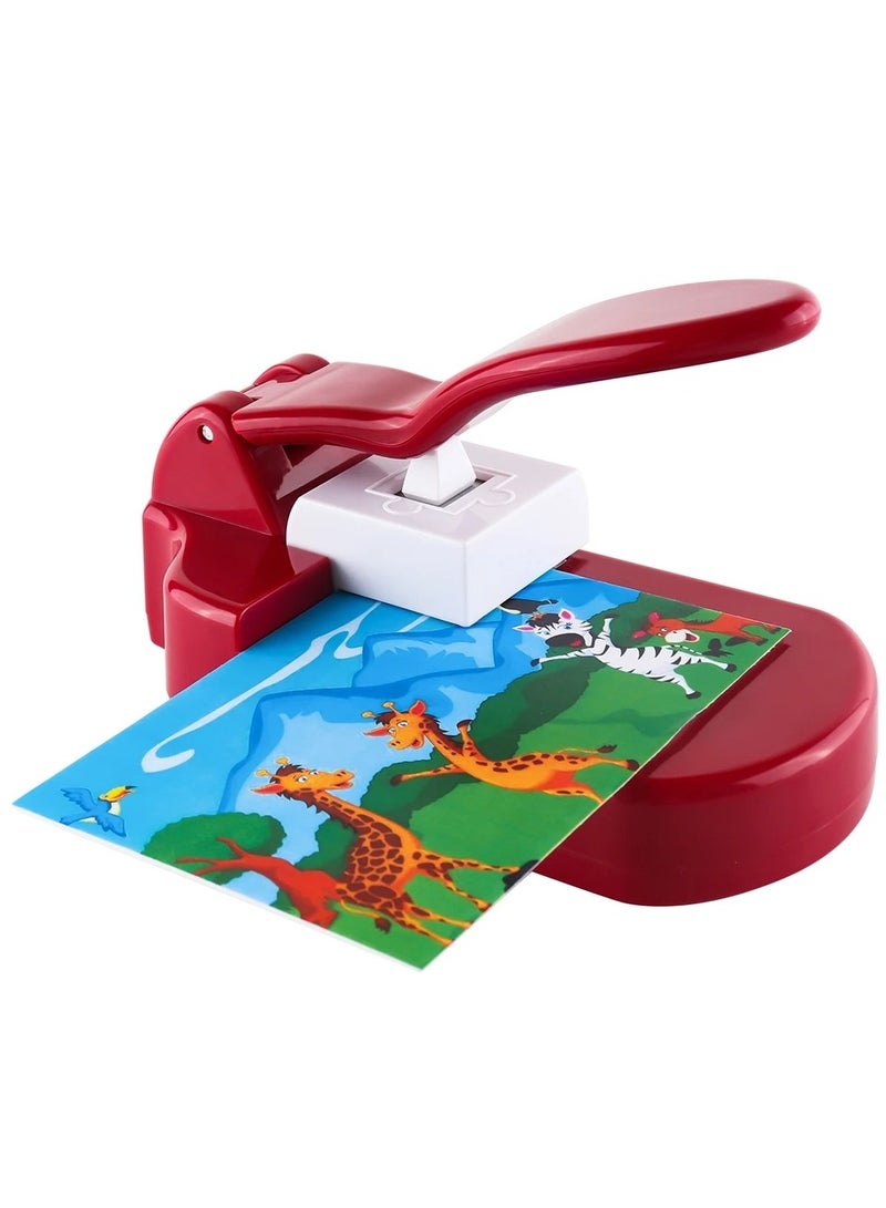 New Creative Puzzle Making Machine Embossing Flower Punch Educational Toys for Children DIY Handmade Materials