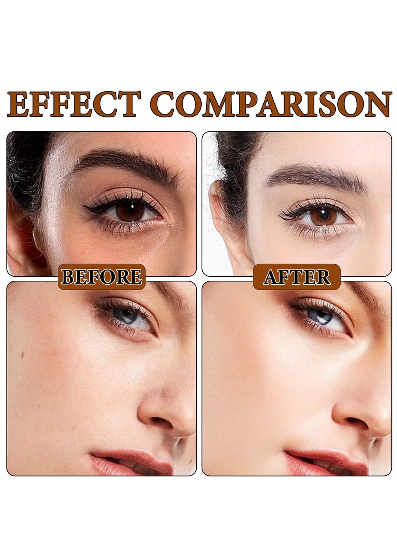 Concealer Contour Palette,Concealer Cream Contour Makeup Palette,Contouring Foundation Highlighting Makeup Kit with Brush