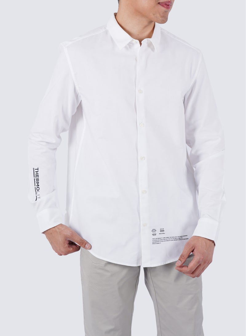 Men's Boxy Fit Casual T-Shirt in Bright White