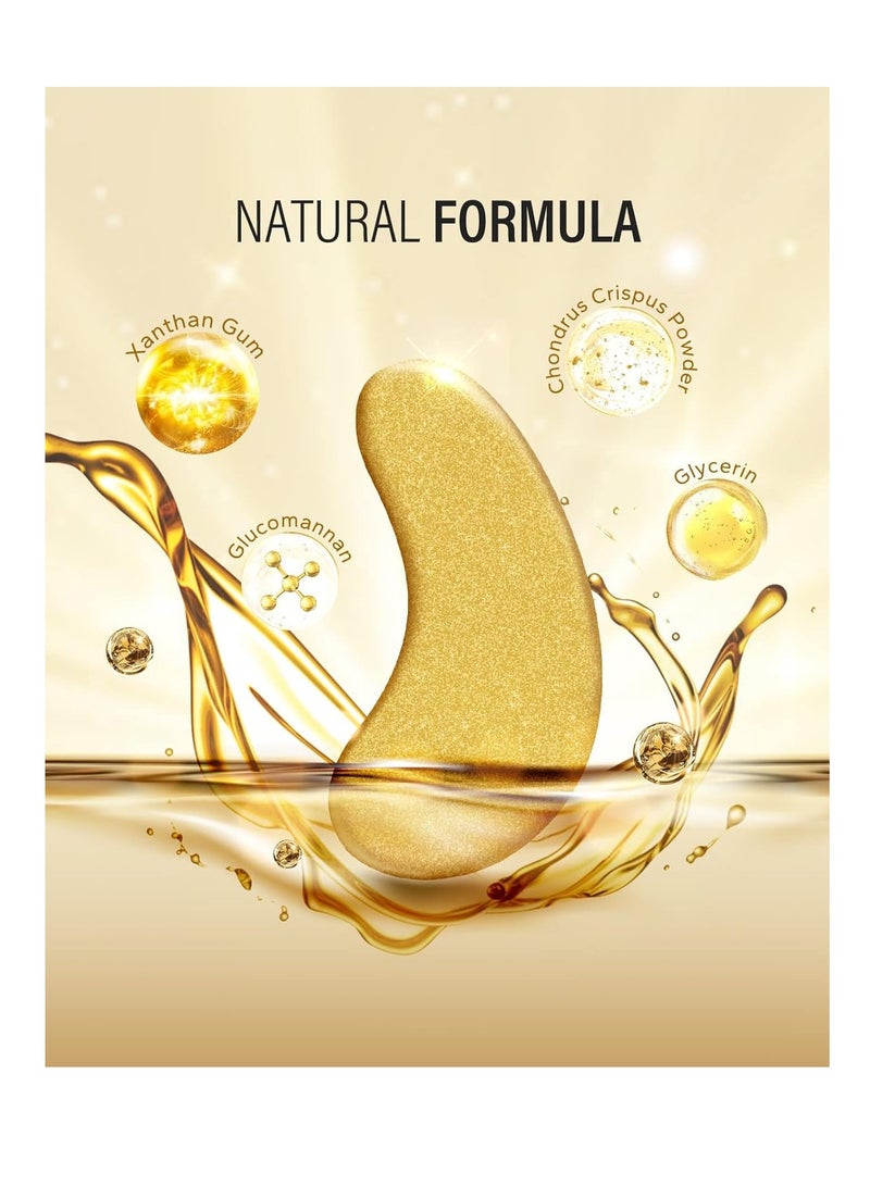 Maskiss 24k Gold Under Eye Patches (30 Pairs), eye mask, Collagen Skin Care Products, Eye Patches for Puffy Eyes, eye masks for dark circles and puffiness