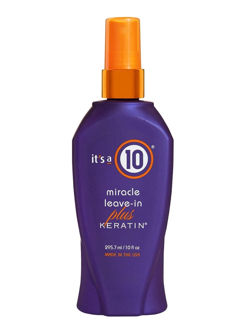 It's a 10 Haircare Miracle Leave-In Plus Keratin, 10 Fl. Oz (Pack of 1)