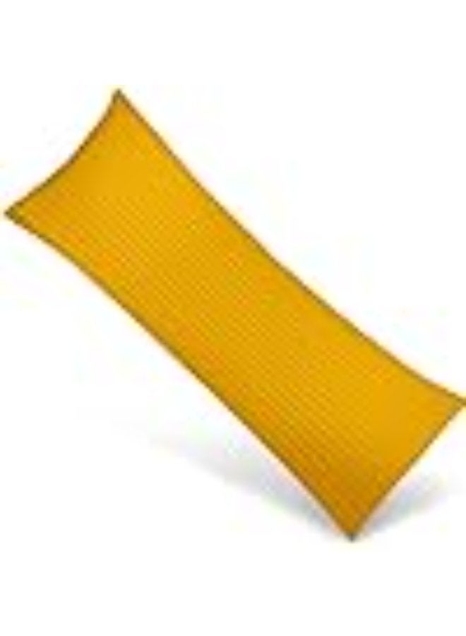 PAUL SODA Full Body 1cm Stripe Long Pillow, Luxury & Soft Down Alternative Pillow for Adults, Ideal for Side Sleepers, 100% Polyester 85GSM Microfiber, 45x120 cm, Mustard