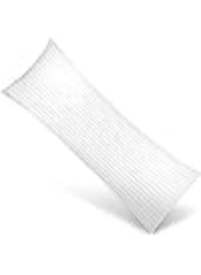 PAUL SODA EMPORIA Long Body Pillow Hollow Fiber Comfort, Breathable & Ultra Soft, 45 x 120cm, White