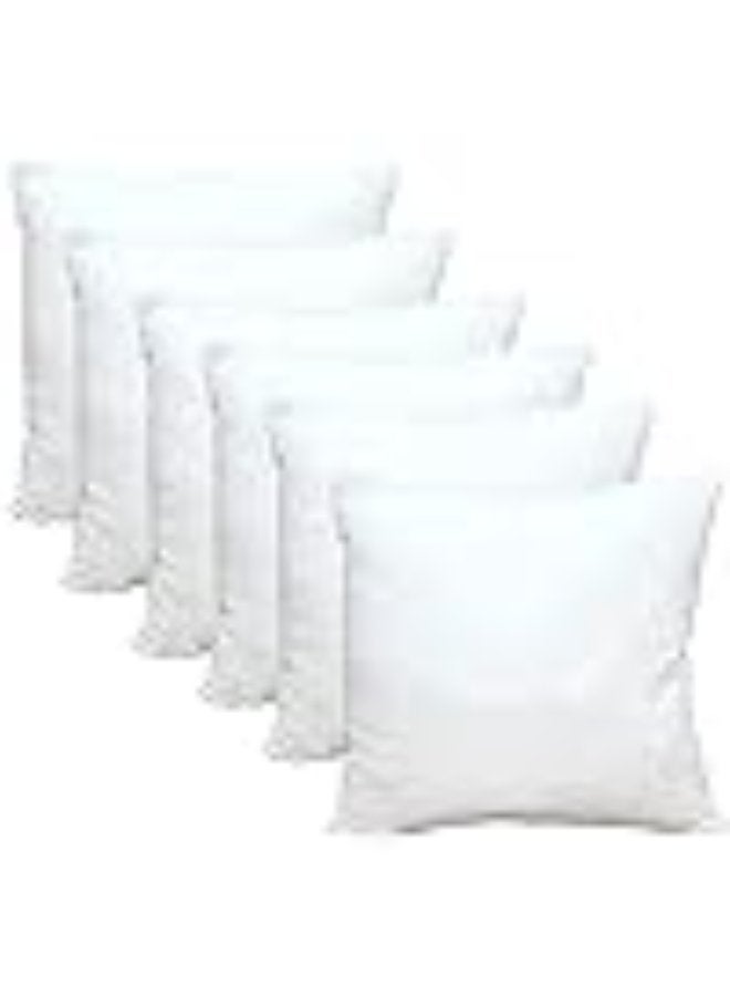 PAUL SODA Cushion Filler Pack of 6pcs- Fabric: Non Woven , Filling 350grams Non Siliconized Fiber - Size : 45 x 45cm