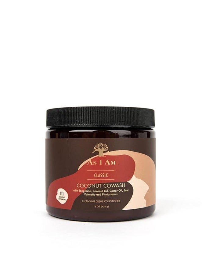 As I Am Coconut CoWash Cleansing Conditioner for natural coils and curls-16oz