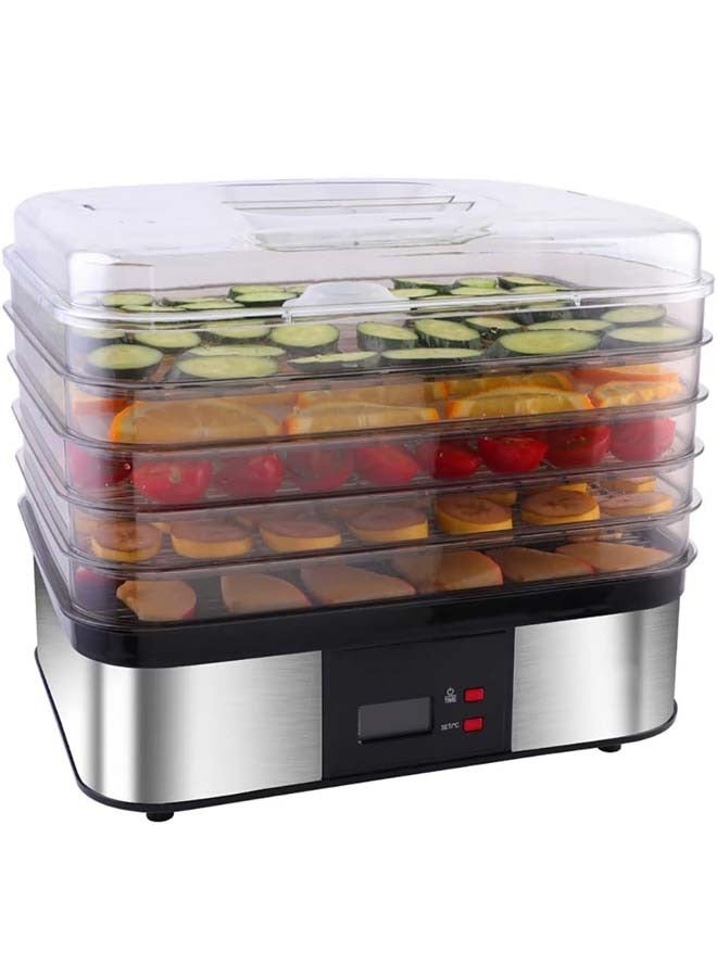 Digital Food Dryer Multifunctional Household Small 6-Layer Fruit And Vegetable Dryer 40 ° C -70 ° C Temperature Freely Adjustable Ideal For Fruits Healthy