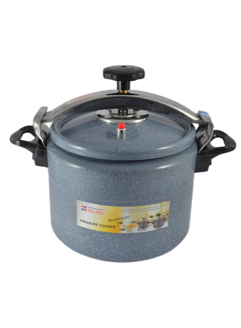 28 cm / 12 ltNone Ceramic Coating Aluminium Pressure Cooker with Induction Base - 28cm - 12 Liter Capacity - Grey Grey