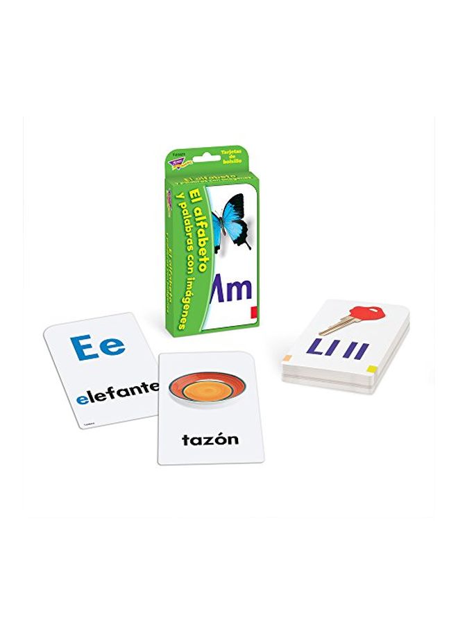 Alphabet And Picture Pocket Flash Cards T-23023