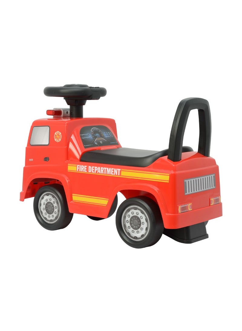 Mercedes-Benz Actros Ride on Police Push Car - Red