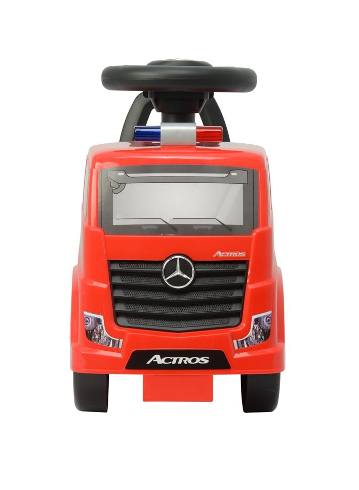 Mercedes-Benz Actros Ride on Police Push Car - Red