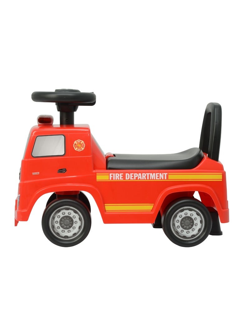 Mercedes-Benz Actros Ride on Police Push Car - Red