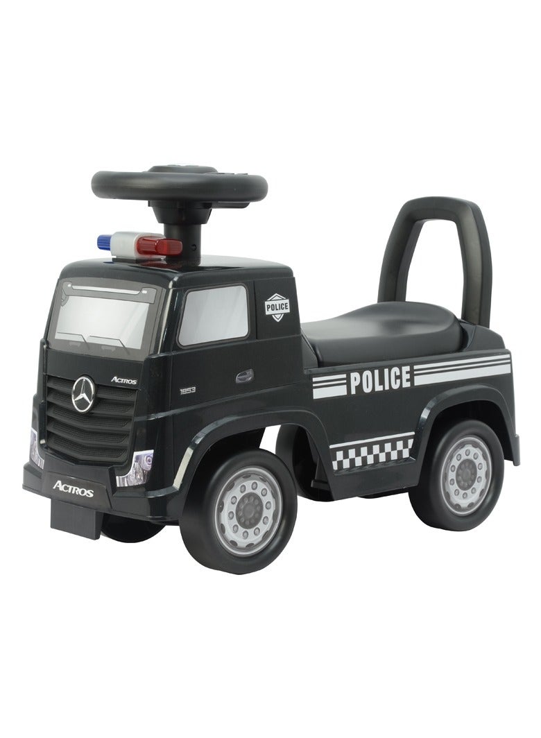 Mercedes-Benz Actros Police Push Car - Black