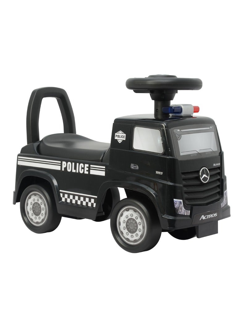 Mercedes-Benz Actros Police Push Car - Black