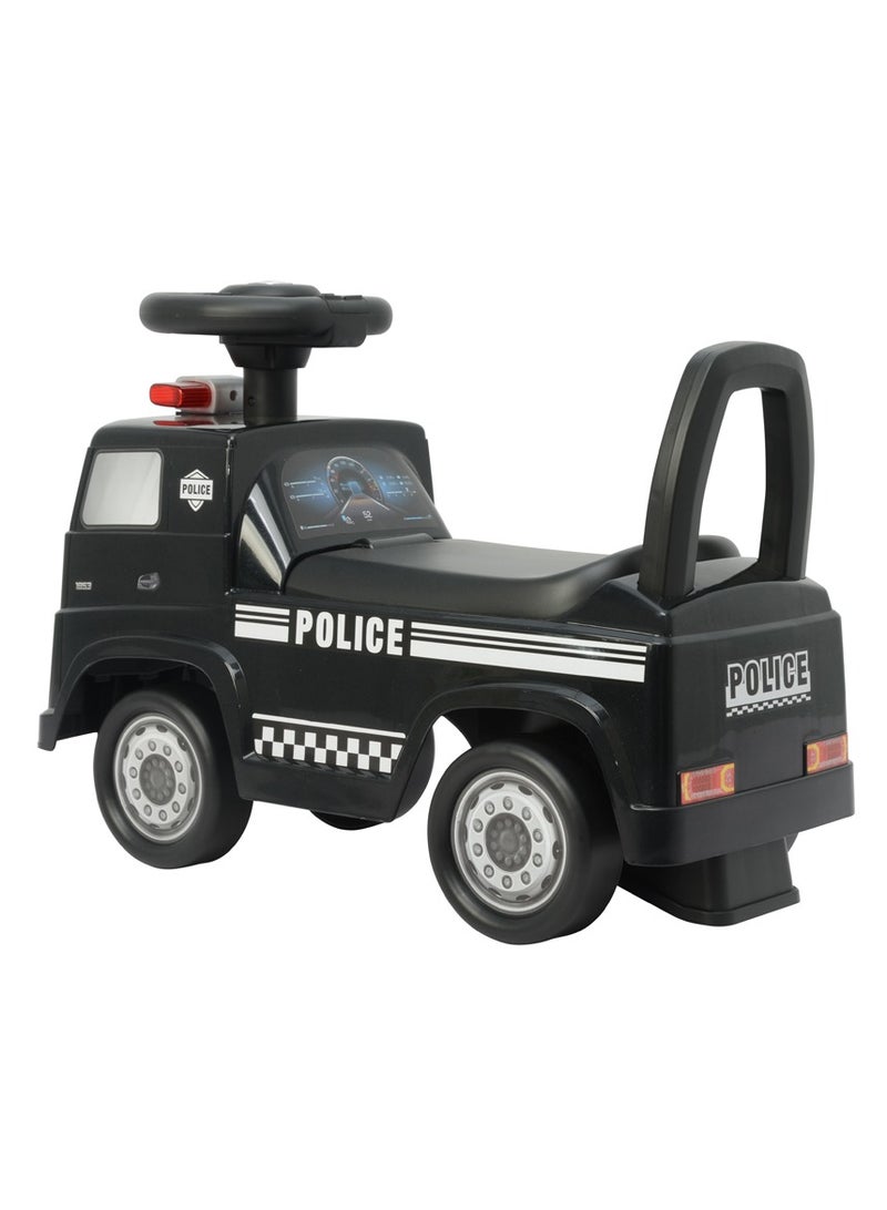 Mercedes-Benz Actros Police Push Car - Black
