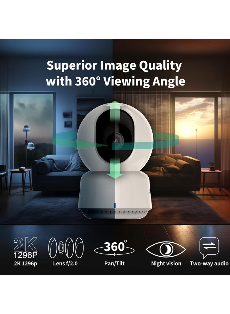 2K Indoor Security Camera E1