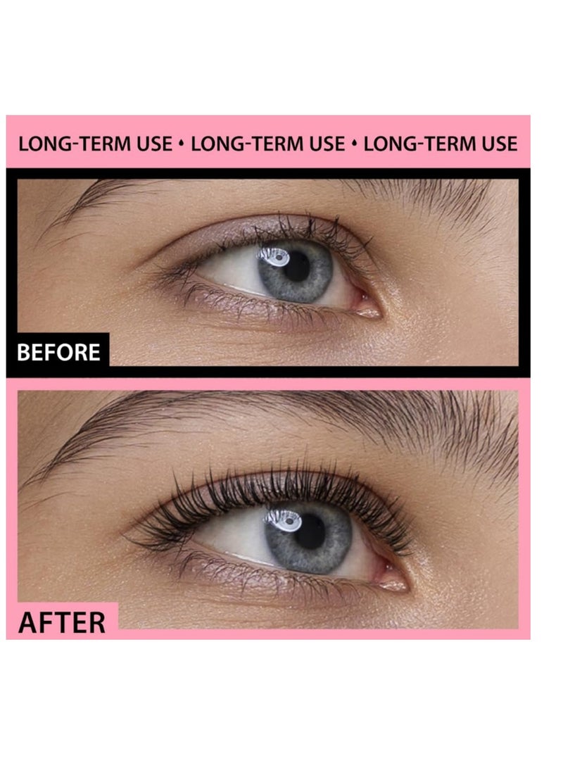 Lash Serum for Eyelash Growth, 0.17 fl oz, 5 ml, 2-in-1 Eyebrow Enhancing Formula for Thicker Brows, Strengthens, Lengthens, & Increases Hair Volume, for Natural Lashes & Extensions