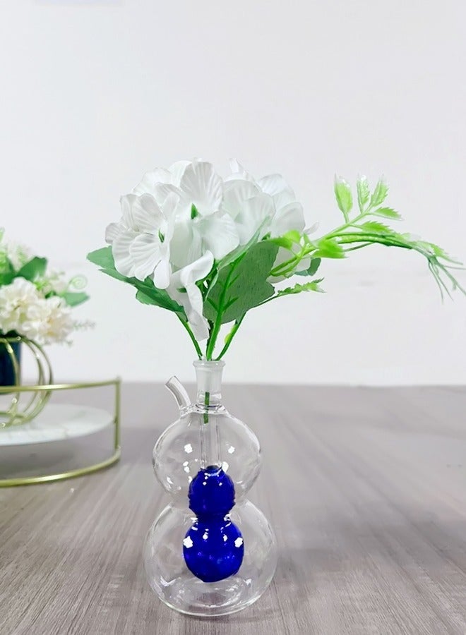 Handmade Home Decorative Multi Layers Mini Glass Vase For Plants and Flowers