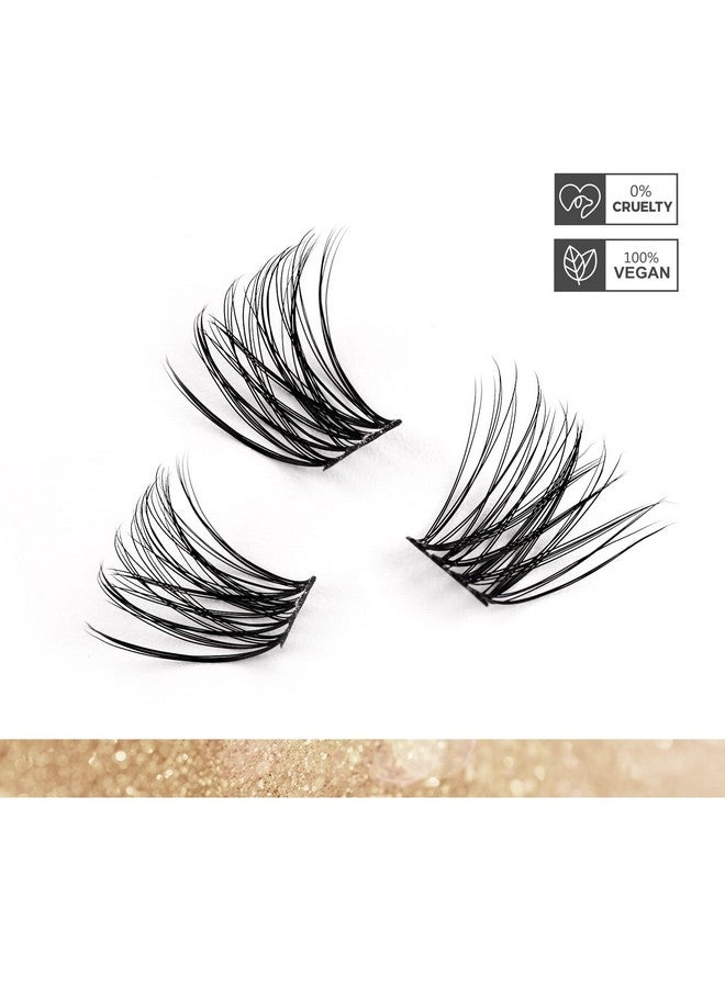 Lash Clusters D Curl Individual Lashes 72Pcs Diy Lash Extensions Superfine Band 10Mm Soft & Natural Cluster Eyelashes Diy Eyelash Extension At Home