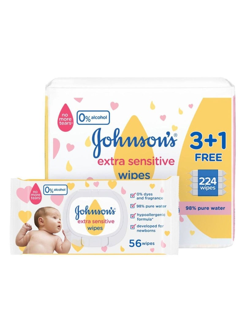 Extra Sensitive 224 Wipes