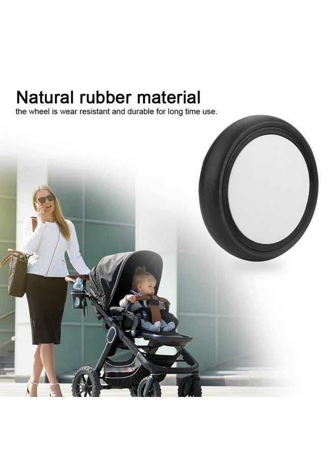 Baby Stroller Wheel Tool Stroller Wheel Durable Wear Resistant For Yoyo For Kiddopotamus For Chbaby For Yoya(A Pair Of Rear Wheels)