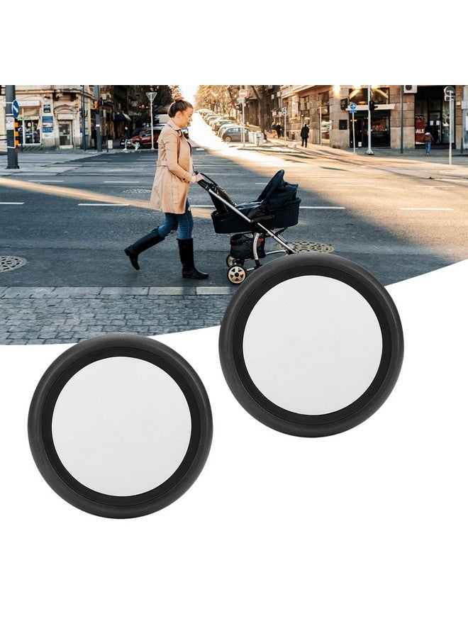 Baby Stroller Wheel Tool Stroller Wheel Durable Wear Resistant For Yoyo For Kiddopotamus For Chbaby For Yoya(A Pair Of Rear Wheels)