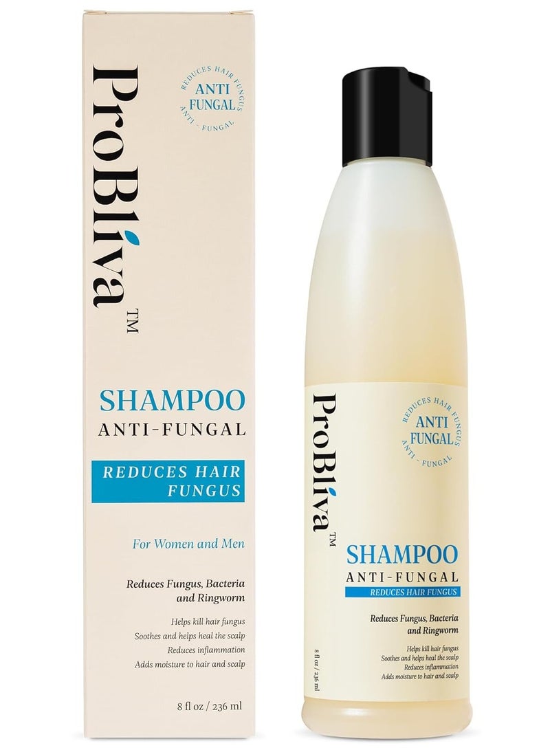 ProBliva Fungus Shampoo, Psoriasis Shampoo, Itchy Scalp Shampoo for Hair & Scalp - Help to Reduce Ringworm, Itchy Scalp - Contains Natural Ingredients Coconut Oil, Jojoba Oil, Emu Oil