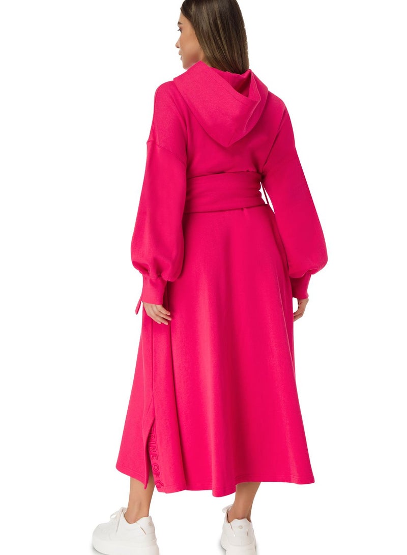 Ari Hooded Midi Dress