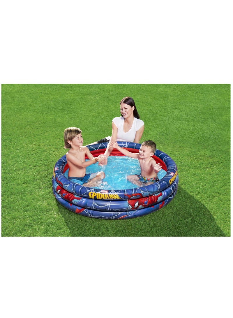 Spiderman Inflatable 3-Ring Pool 48x12 inch